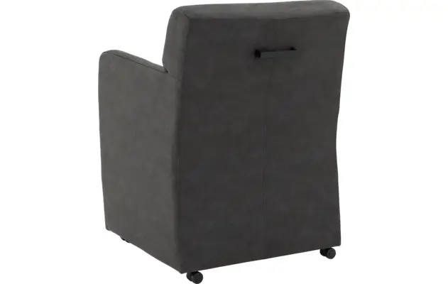 Goossens eetkamerstoel montana grijs micro leer - 8229738-03