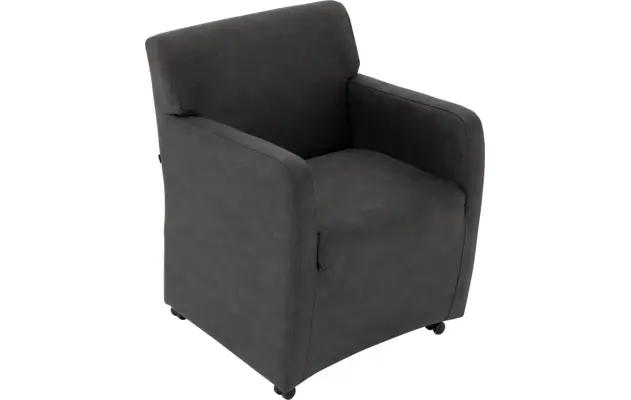 Goossens eetkamerstoel montana grijs micro leer - 8229738-04