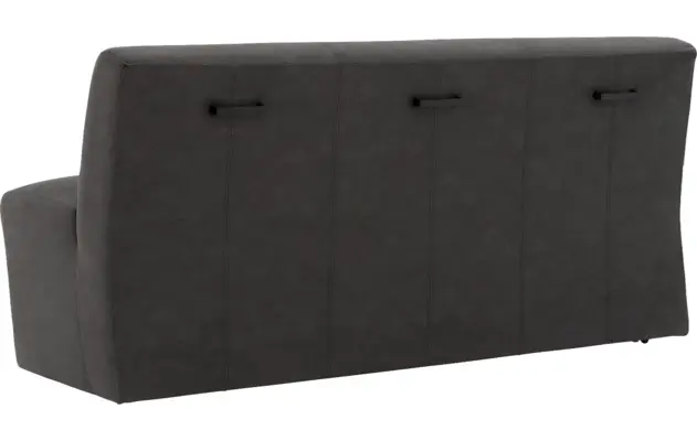 Goossens eetkamerbank montana grijs micro leer - 8229739-02