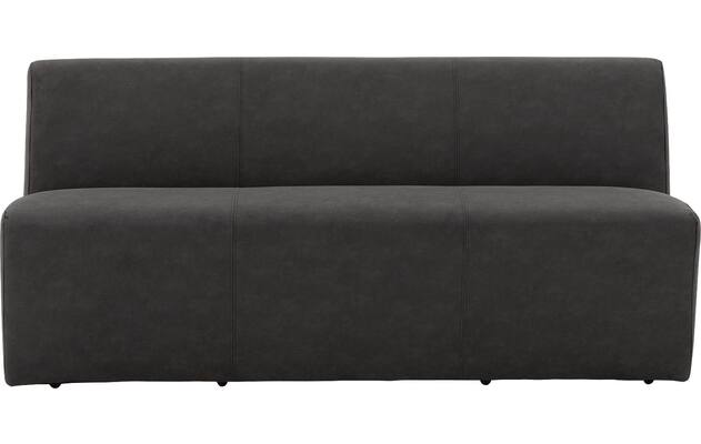 Goossens eetkamerbank montana grijs micro leer - 8229739-03