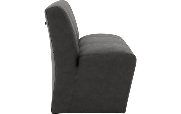 Goossens eetkamerbank montana grijs micro leer - 8229739-04