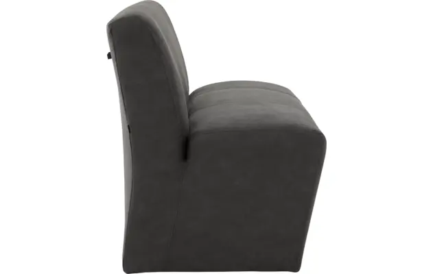 Goossens eetkamerbank montana grijs micro leer - 8229739-04