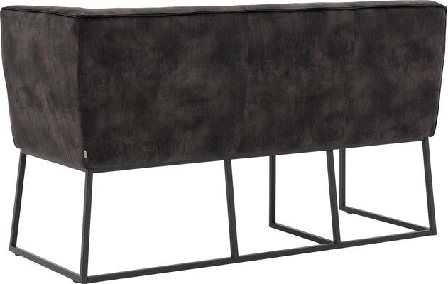 Goossens excellent eetkamerbank tom grijs stof - 8229744-02