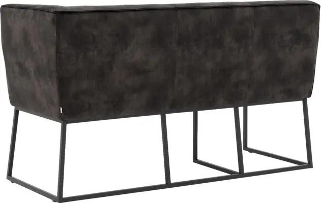 Goossens excellent eetkamerbank tom grijs stof - 8229744-02