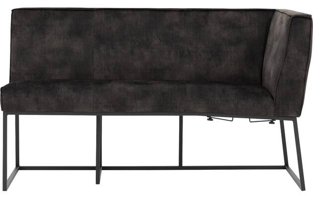 Goossens excellent eetkamerbank tom grijs stof - 8229744-03