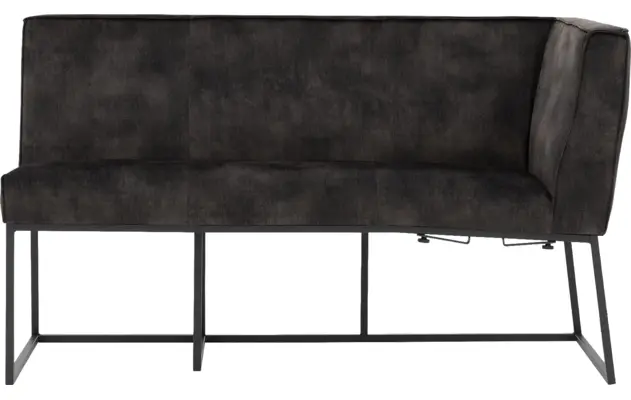 Goossens excellent eetkamerbank tom grijs stof - 8229744-03
