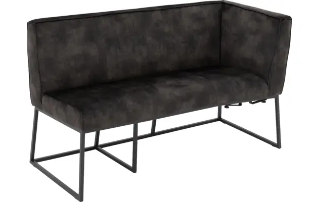 Goossens excellent eetkamerbank tom grijs stof - 8229744-04