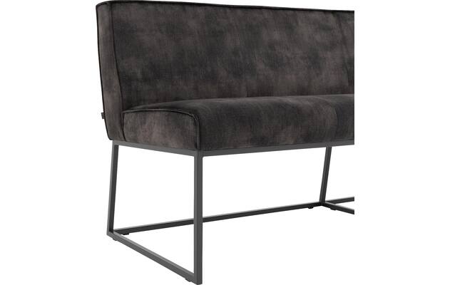 Goossens excellent eetkamerbank tom grijs stof - 8229746-04