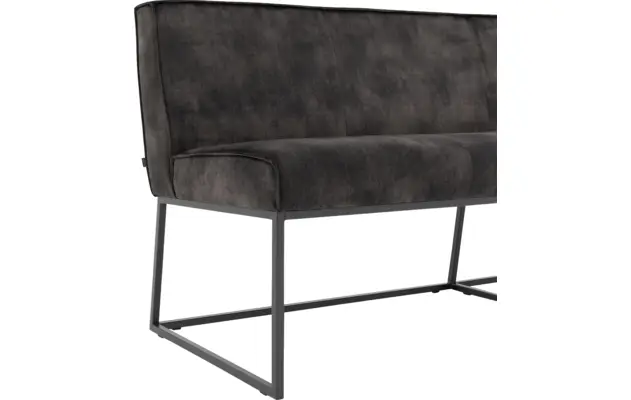 Goossens excellent eetkamerbank tom grijs stof - 8229746-04