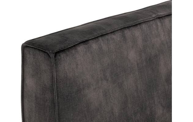 Goossens excellent eetkamerbank tom grijs stof - 8229746-05
