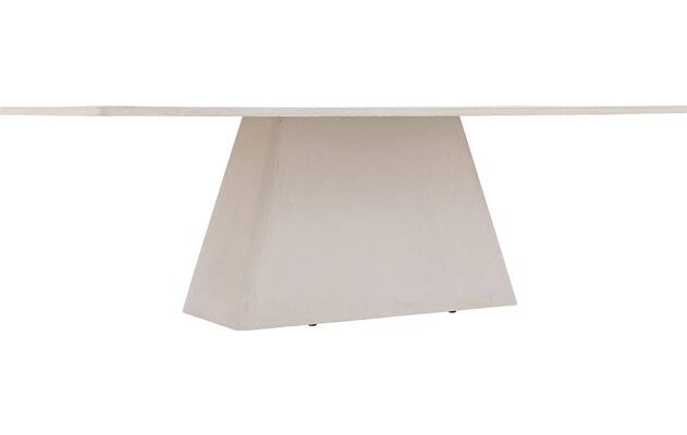 Goossens eettafel stone wit beton - 8229766-03
