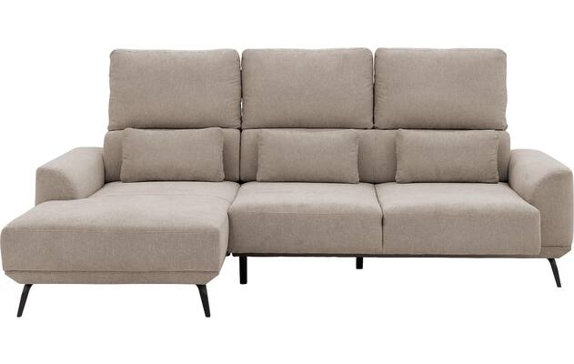 Goossens excellent loungebank princess beige stof - 8229789-05