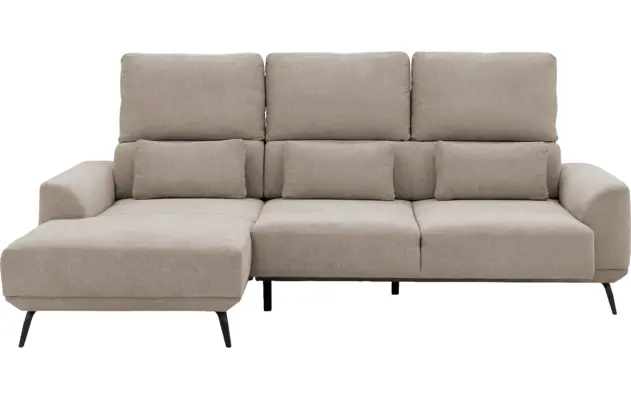 Goossens excellent loungebank princess beige stof - 8229789-05