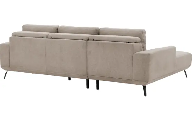 Goossens excellent loungebank princess beige stof - 8229789-07