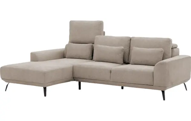 Goossens excellent loungebank princess beige stof - 8229789-09