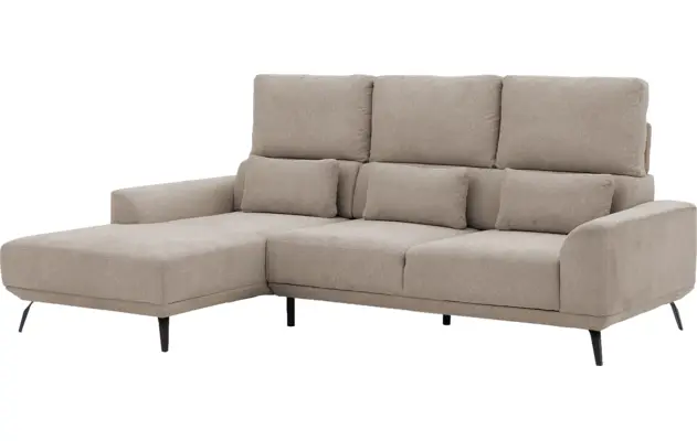 Goossens excellent loungebank princess beige stof - 8229789-10