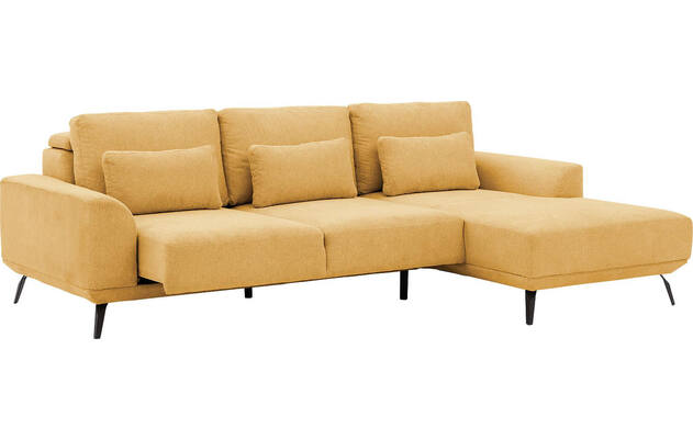 Goossens excellent loungebank princess geel stof - 8229790-03-gespiegeld
