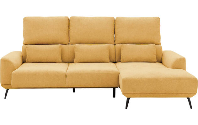 Goossens excellent loungebank princess geel stof - 8229790-05-gespiegeld
