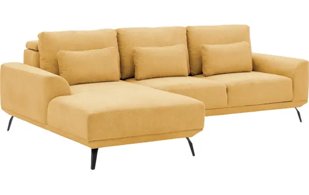 Goossens excellent loungebank princess geel stof - 8229790-06