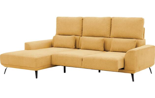 Goossens excellent loungebank princess geel stof - 8229790-11