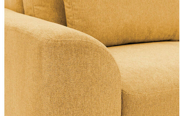 Goossens excellent loungebank princess geel stof - 8229790-14-gespiegeld