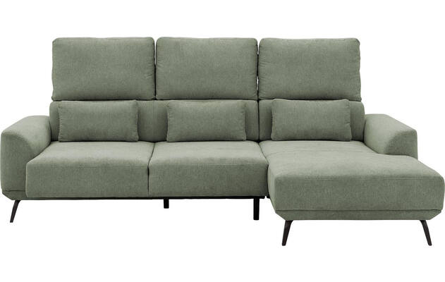 Goossens excellent loungebank princess groen stof - 8229791-05-gespiegeld