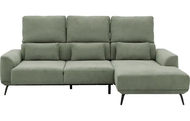 Goossens excellent loungebank princess groen stof - 8229791-05-gespiegeld