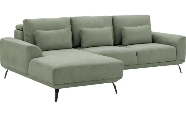 Goossens excellent loungebank princess groen stof - 8229791-06