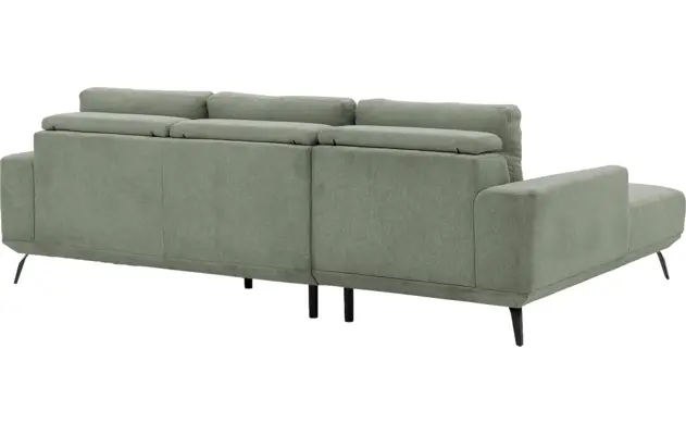Goossens excellent loungebank princess groen stof - 8229791-07