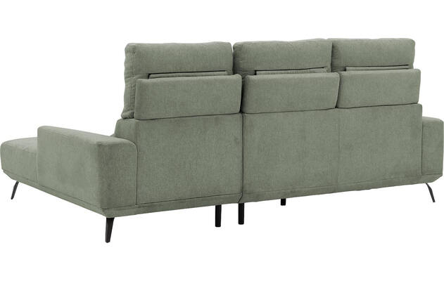 Goossens excellent loungebank princess groen stof - 8229791-08-gespiegeld