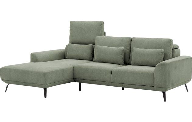 Goossens excellent loungebank princess groen stof - 8229791-09
