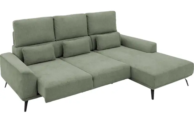 Goossens excellent loungebank princess groen stof - 8229791-12-gespiegeld
