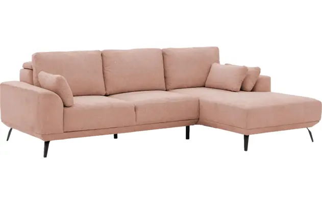 Goossens excellent loungebank princess roze stof - 8229792-04-gespiegeld