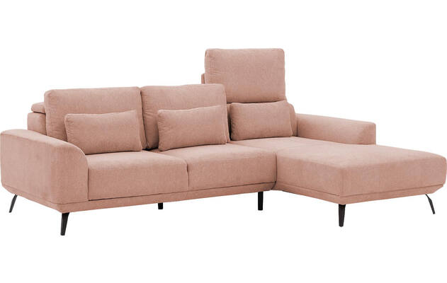 Goossens excellent loungebank princess roze stof - 8229792-09-gespiegeld