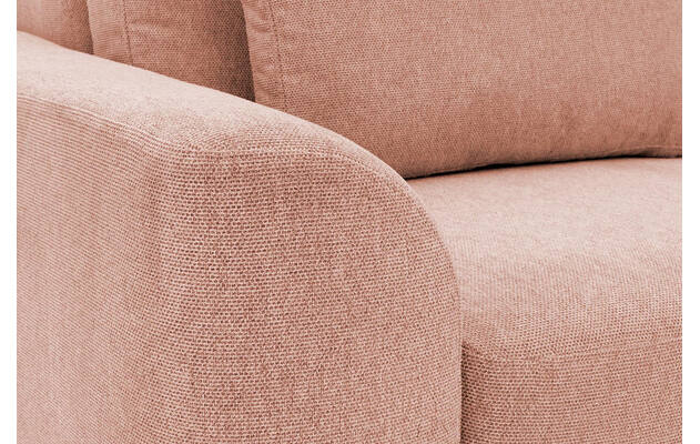 Goossens excellent loungebank princess roze stof - 8229792-14-gespiegeld