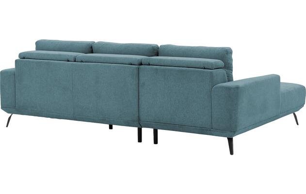 Goossens excellent loungebank princess blauw stof - 8229793-07