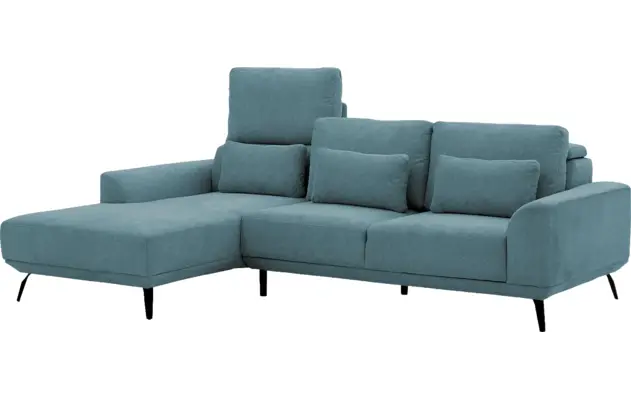 Goossens excellent loungebank princess blauw stof - 8229793-09