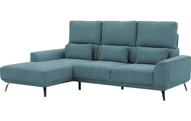 Goossens excellent loungebank princess blauw stof - 8229793-10