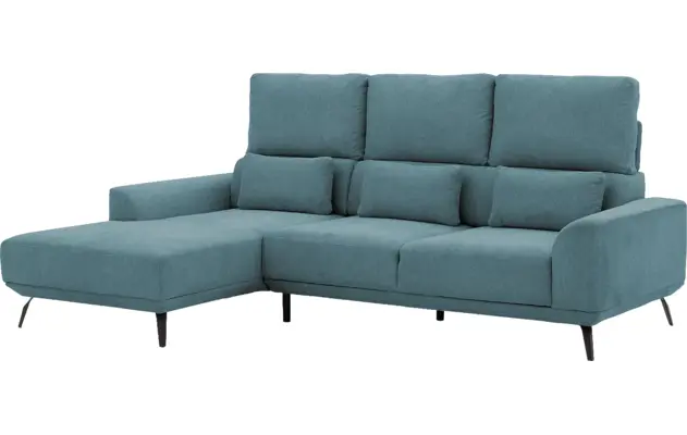 Goossens excellent loungebank princess blauw stof - 8229793-10