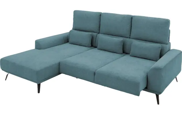 Goossens excellent loungebank princess blauw stof - 8229793-12