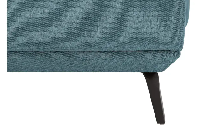 Goossens excellent loungebank princess blauw stof - 8229793-13-gespiegeld