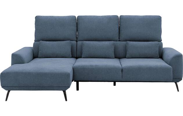 Goossens excellent loungebank princess blauw stof - 8229794-05