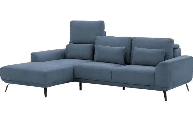 Goossens excellent loungebank princess blauw stof - 8229794-09