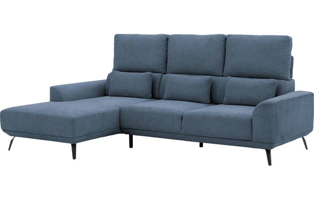 Goossens excellent loungebank princess blauw stof - 8229794-10