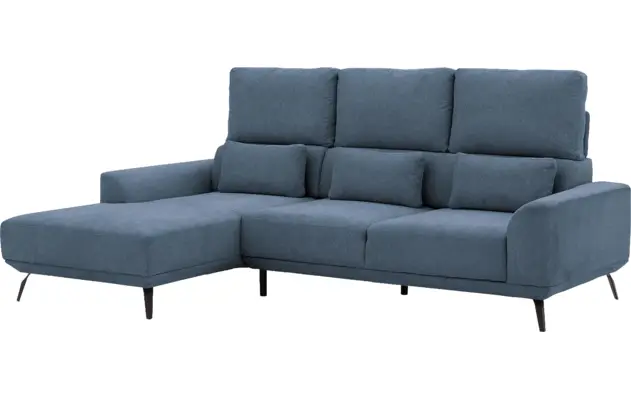 Goossens excellent loungebank princess blauw stof - 8229794-10