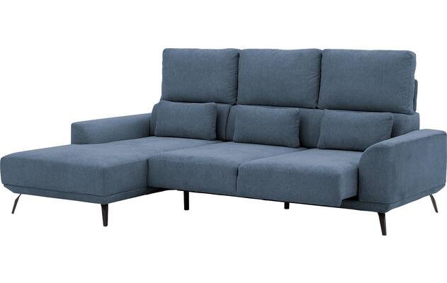 Goossens excellent loungebank princess blauw stof - 8229794-11