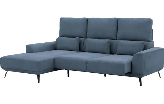 Goossens excellent loungebank princess blauw stof - 8229794-11