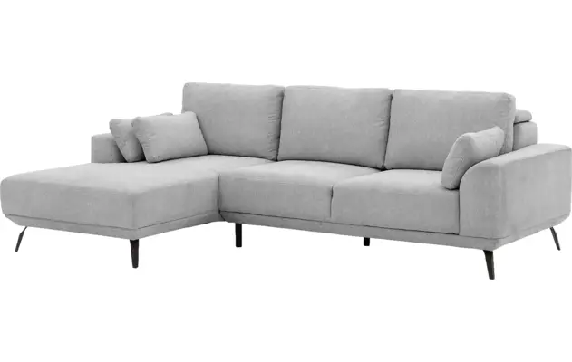 Goossens excellent loungebank princess grijs stof - 8229795-04