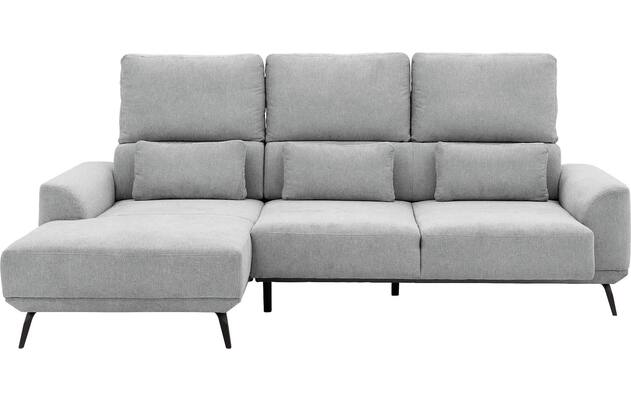 Goossens excellent loungebank princess grijs stof - 8229795-05
