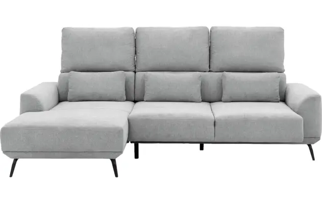 Goossens excellent loungebank princess grijs stof - 8229795-05